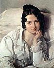 Portrait of Carolina Zucchi by Francesco Hayez